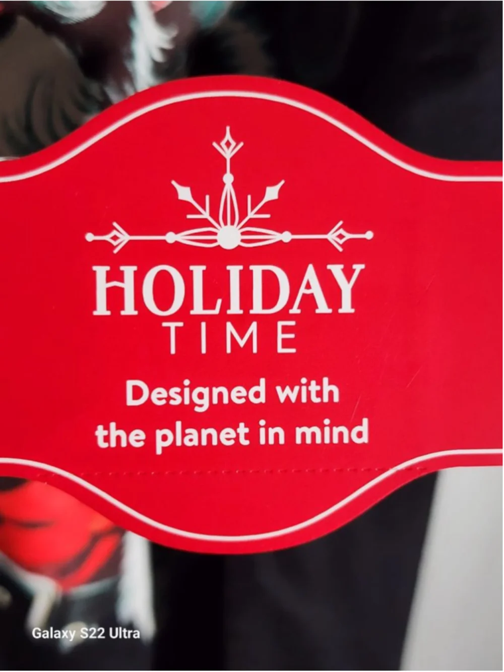 Men's Holiday Time Black Santa Believe Short Sleeve Tee XL